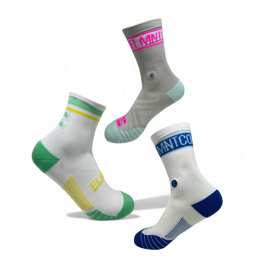RACE READY SOCKS - 3 PACK – ELMNT CO