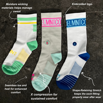 RACE READY SOCKS - 3 PACK